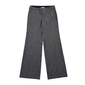 Y2K 00's Banana Republic Martin Fit Low-Rise Wide Flare Pants | Blue Gray 2